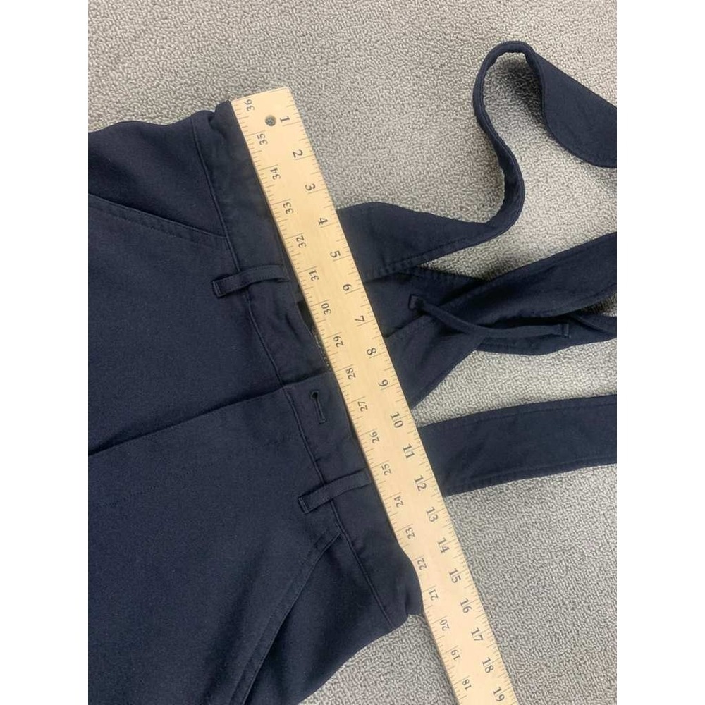 COMME des GARÇONS GIRL Suspender Pants Women M Navy Relaxed Japan Made CDG Rare‎ - Picture 5 of 12